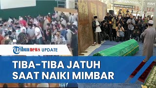 Kesaksian Jemaah yang Lihat Detik detik Mang Oded Meninggal Dunia, Tiba tiba Jatuh saat Naiki Mimbar