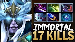 Drow Ranger Gameplay With Manta And 17 Kills - Road To Dota 2 7.40