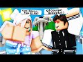 I Pretended To Be An E-GIRL To Get FREE KITS.. (Roblox bedwars)