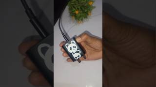 Painting on Charger 🐼 #phone charger Painting Ideas #art #painting #shorts