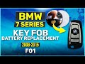 2008 - 2015 BMW 7 Series Key Battery Replacement F01 Fob Remote