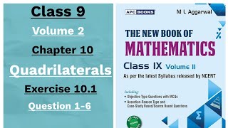 Class 9th Volume 2 ML Aggarwal Chapter 10 Quadrilaterals Exercise 10.1 Question 1-6 (Part 1) screenshot 3