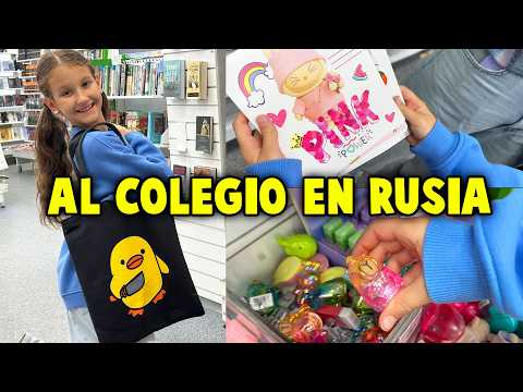 COMPRANDO ÚTILES ESCOLARES en RUSIA 🎒 ¿SON MUY RAROS?