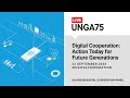 #DigitalCooperation - Action Today for Future Generations (23 September 2020)