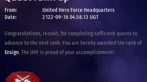 Reach "ENSIGN" in Quest - Chicken Invaders Universe (Quest 5)