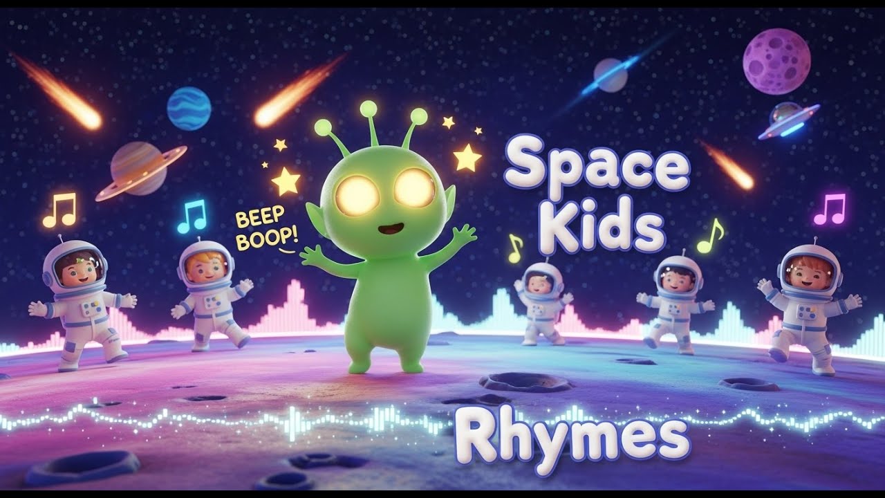 Friendly Alien Dance (Beep Boop!) 👽🎶 – Fun Space Song for Kids | Space Kids Rhymes