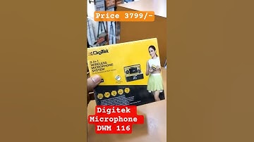 Digitek wireless mic DWM 116 #shortvideo #virelshorts