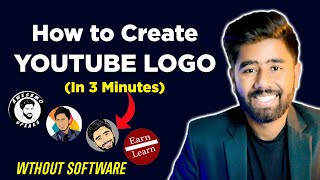 How to Make a Logo for YouTube Channel in 2022 - Create Logo Without Softwares screenshot 1