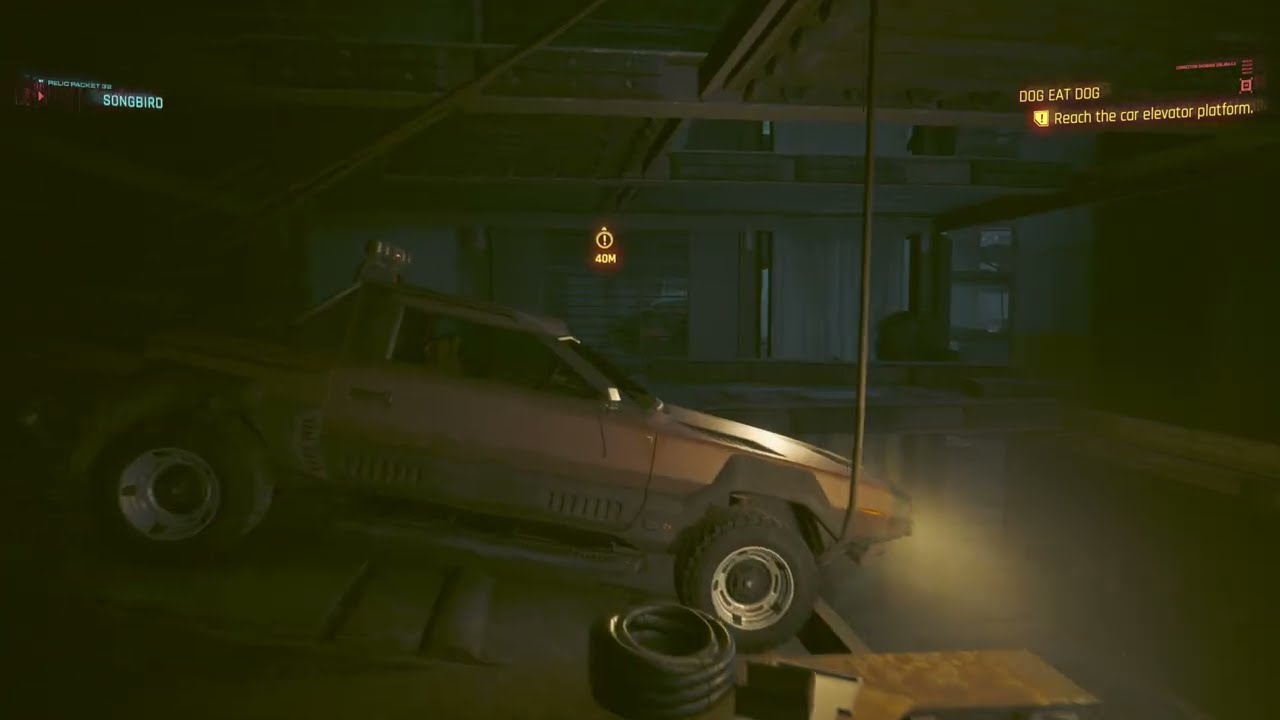 Cyberpunk Phantom Liberty Reach Car Elevator Platform
