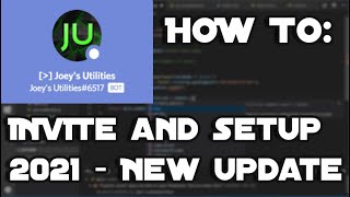How To Code A Bot Like Sound's Utilities | Episode 1 - Invite and Setup Profile