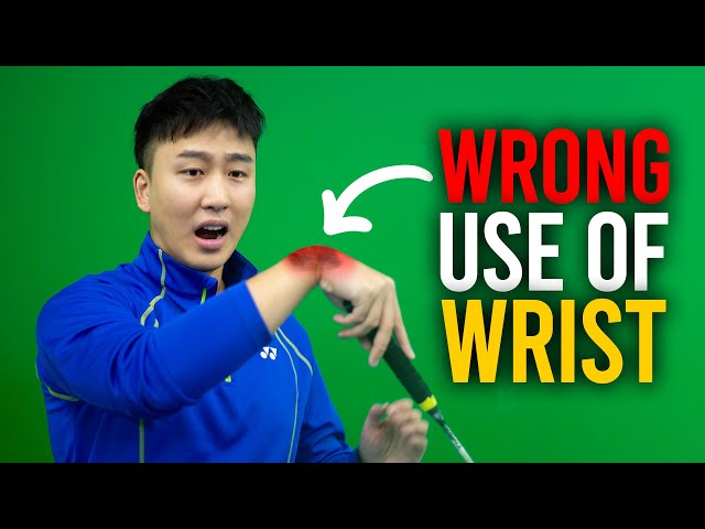 How to use Wrist CORRECTLY in Badminton class=