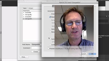 FileMaker Pro training: Auto-Enter Record Metadata