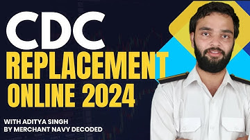 How to apply CDC Replacement online with Full Details ? CDC renewal procedure 2025