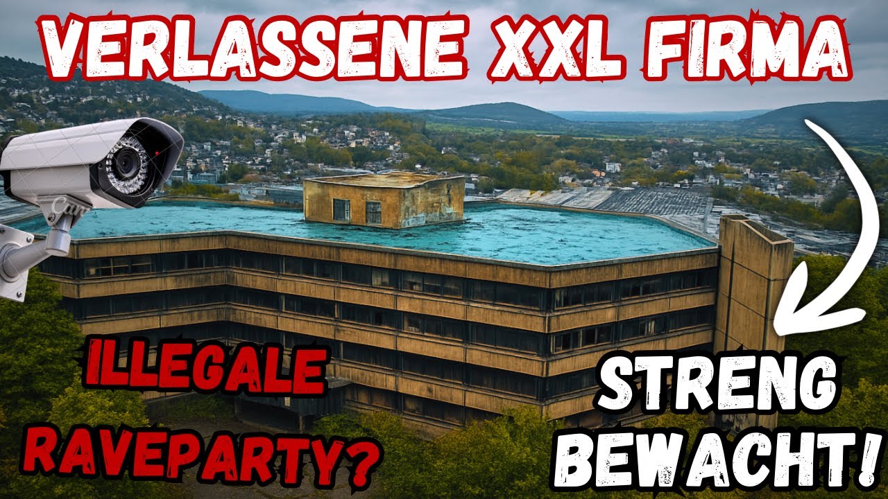 ILLEGALER RAVE⁉️ÜBERALL KAMERAS in verlassener Verwaltung | LOST PLACES