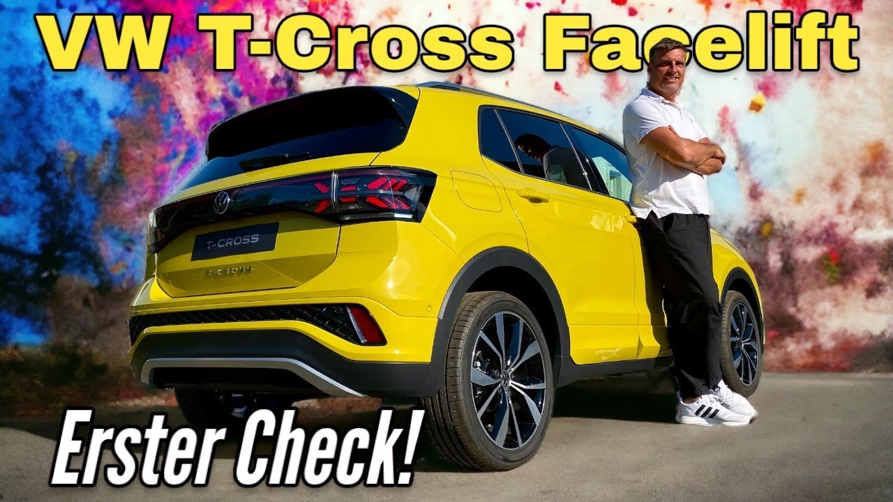 ⁣VW T-Cross 2024: Was kommt 2024 neu? Das Facelift im Check mit Sitzprobe | alle Informationen