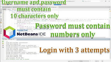 Java Programming for Beginners - Basic Login with 3 attempts - Password must contain numbers only