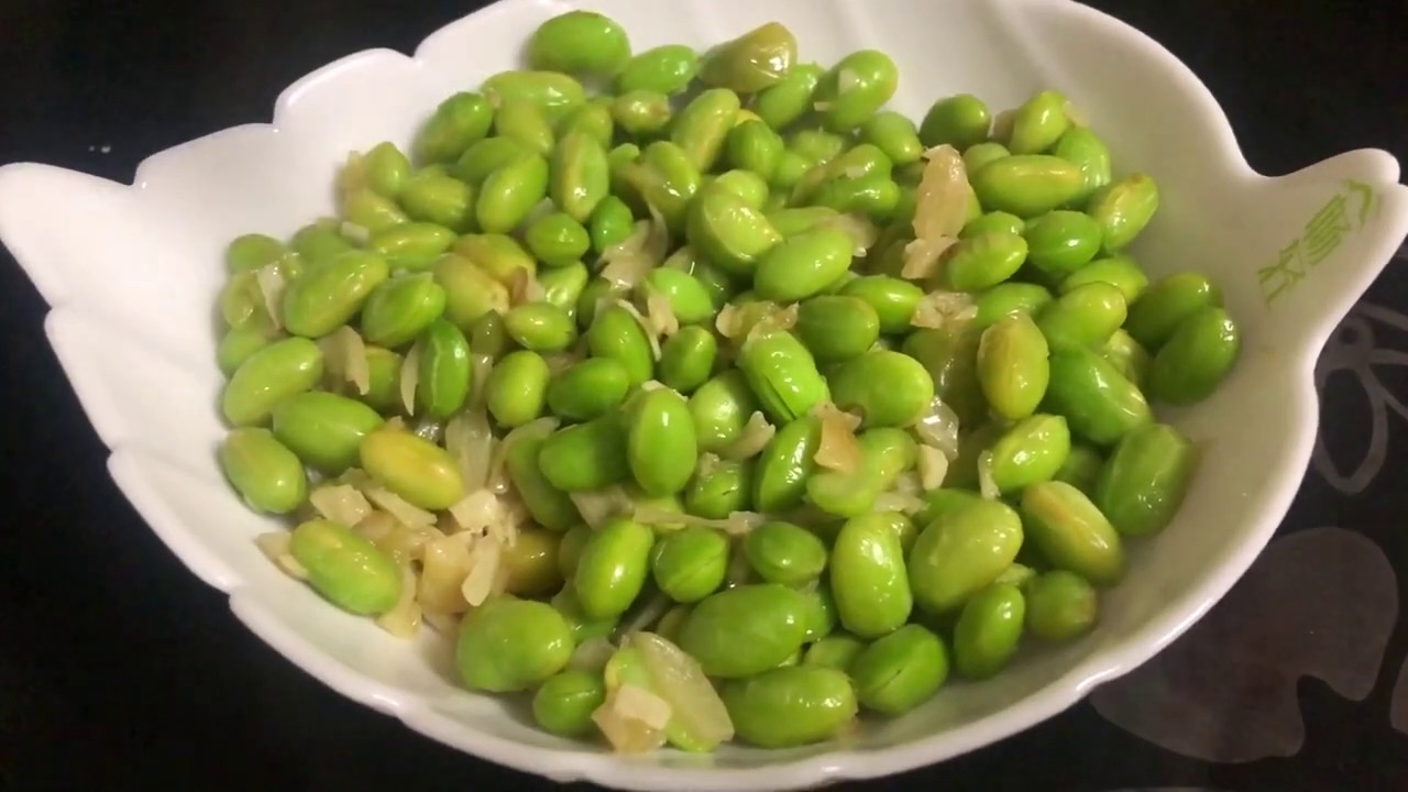 Chinese style Boiled green soybean recipe YouTube