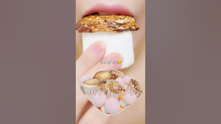 이 버섯 어때??(ft.징스사연) ASMR Marshmallow Eating Sound #shorts