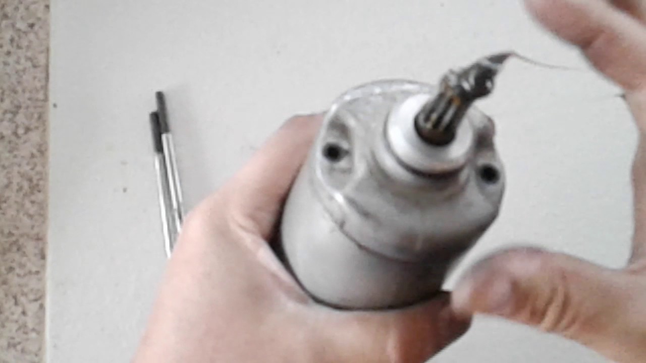 Assembly Starter Motor Honda CBR 600 - YouTube