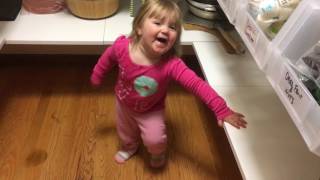 Josie Hiding in the Pantry