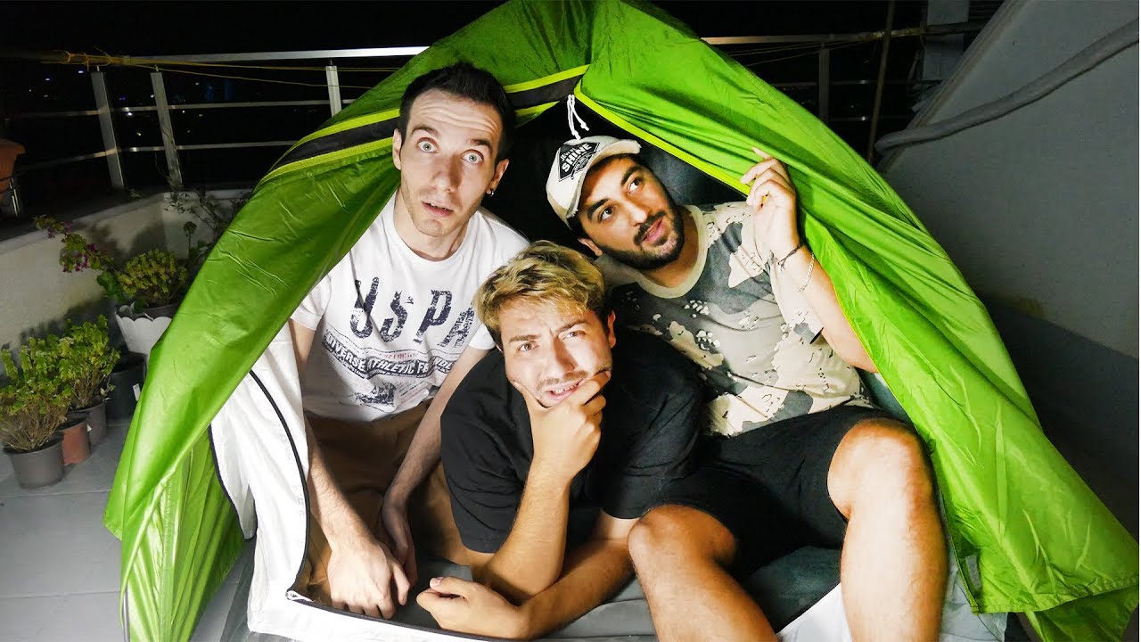 Çadırda 3 Youtuber İle Bir Gece Geçirmek ! ⛺