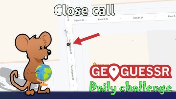 Geoguessr Daily Challenge - Close call