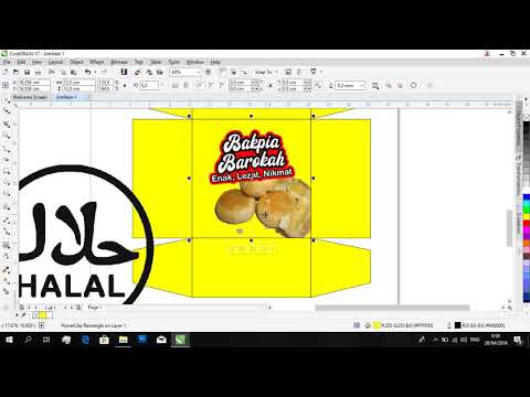Tutorial Coreldraw Cara Membuat Kerangka Kotak Kemasan ...