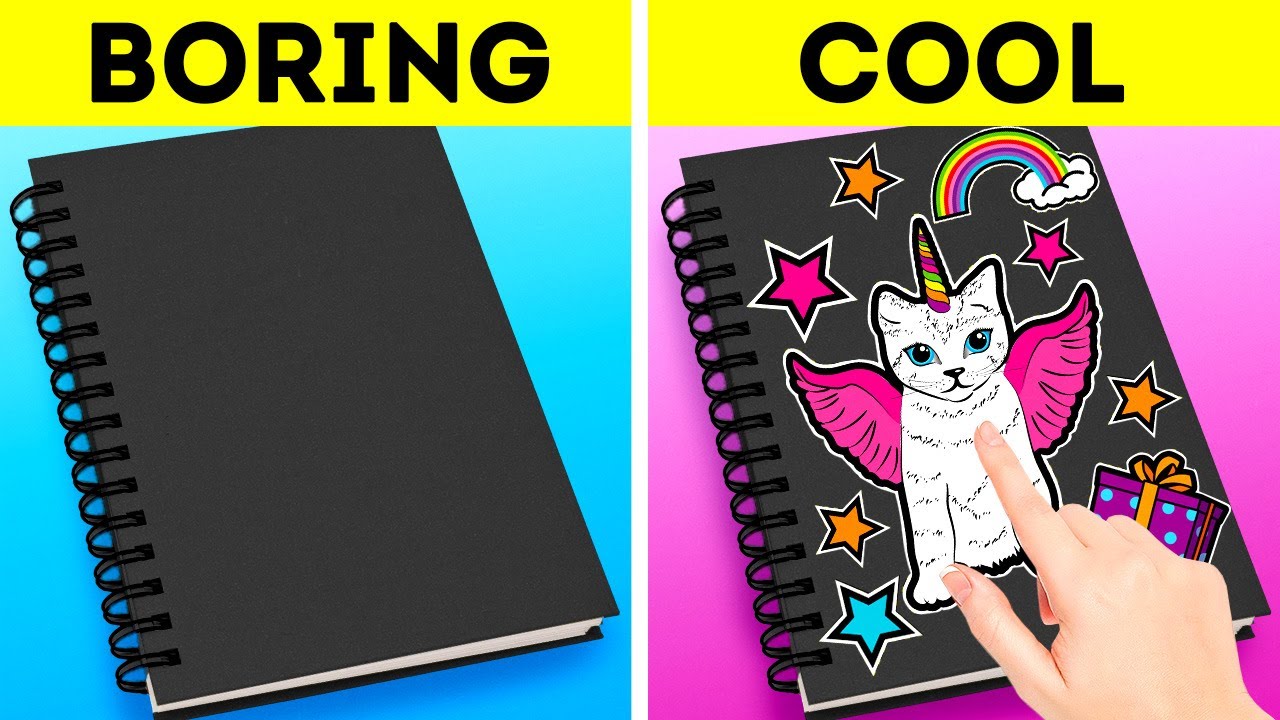 Awesome School Crafts and Hacks! Back to School DIY Ideas - YouTube