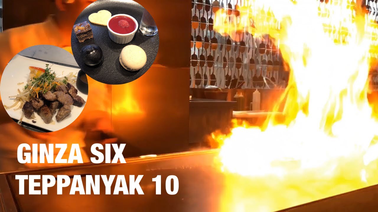 Ginza Teppanyaki 10 贅沢なステーキランチ コスパ最高です 銀座鉄板焼きx Youtube