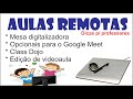 Aulas Remotas | Mesa Digitalizadora, Google Meet, ClassDojo e Edição de Vídeos