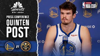 Quinten Post details lack of energy from Warriors' young players in NBA Cup loss | NBC Sports BA