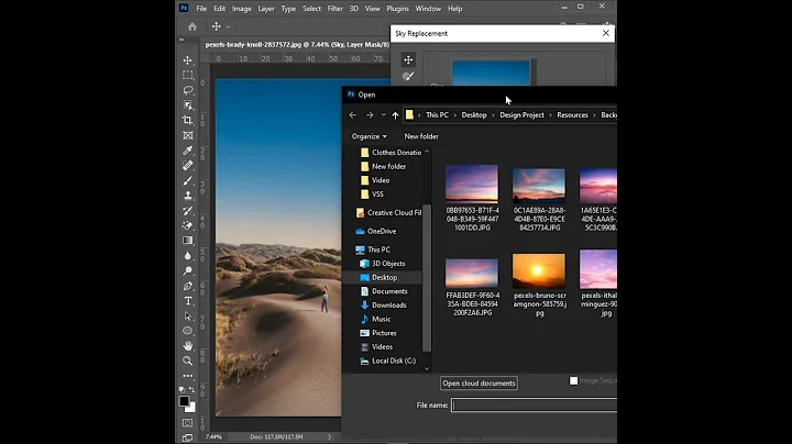Sky Replacement With Your Own Sky in Photoshop