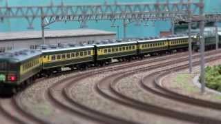 (FHD) CTTC 鐵道模型 EF81-113 vs EF81-103 交會 (3)