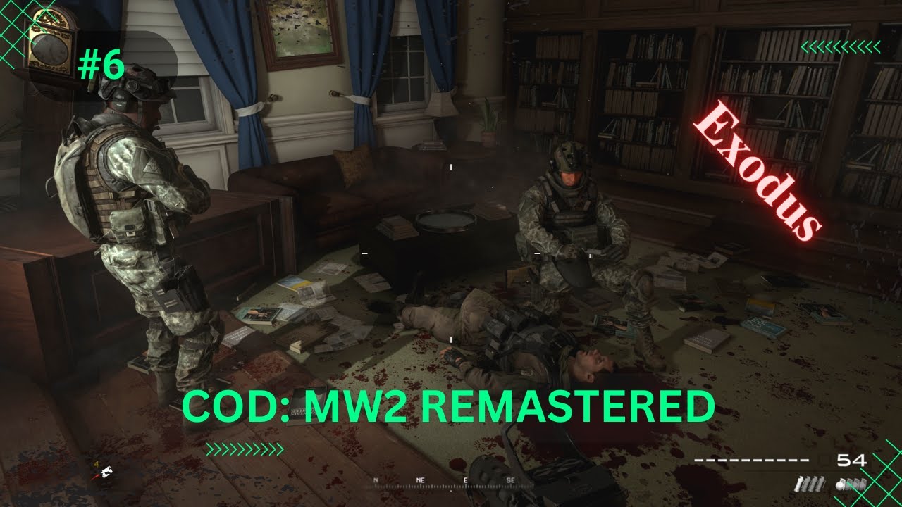 COD: Modern Warfare 2 Campaign Remastered | 𝐄𝐱𝐨𝐝𝐮𝐬 | Walkthrough [ Part ...