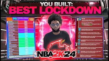 NBA 2K24 NEW “LOCKDOWN DEFENDER” BUILD - BEST LOCKDOWN BUILD 2K24