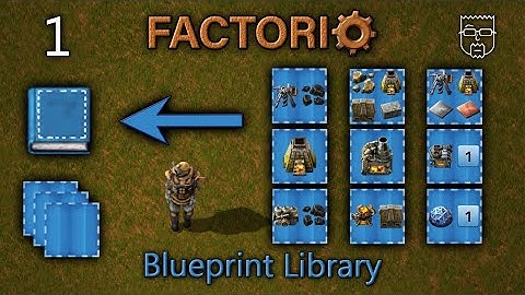 Factorio - Building My Blueprint Library | Kickstarter base pt1 | VOD #1