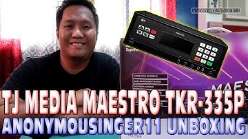 TJ MEDIA MAESTRO TKR-335P | ANONYMOUSINGER11 UNBOXING