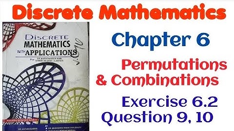 Discrete Mathematics by Dr. Abdur Rehman chapter 6 permutations  @bsnotes1140