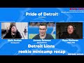 Standouts from 2023 Detroit Lions rookie minicamp!