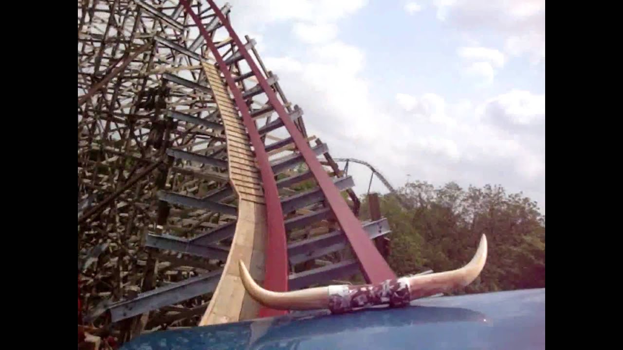 FRONT SEAT POV THE NEW TEXAS GIANT OPENING DAY APRIL 22ND 2011 SIX FLAGS OVER TEXAS 1ST IN LINE !
