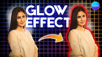 How to Add Glow Effect in Canva | Image Neon Glow & Shadow Effect Tutorial