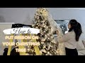 HOW to Put RIBBON on CHRISTMAS TREE