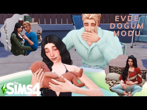 EVDE DOĞUM MODU (CHILD BIRTH MOD) 💖💖│PANDASAMA CC EVDE DOĞUM MODU İNCELEME│THE SIMS 4 TÜRKÇE