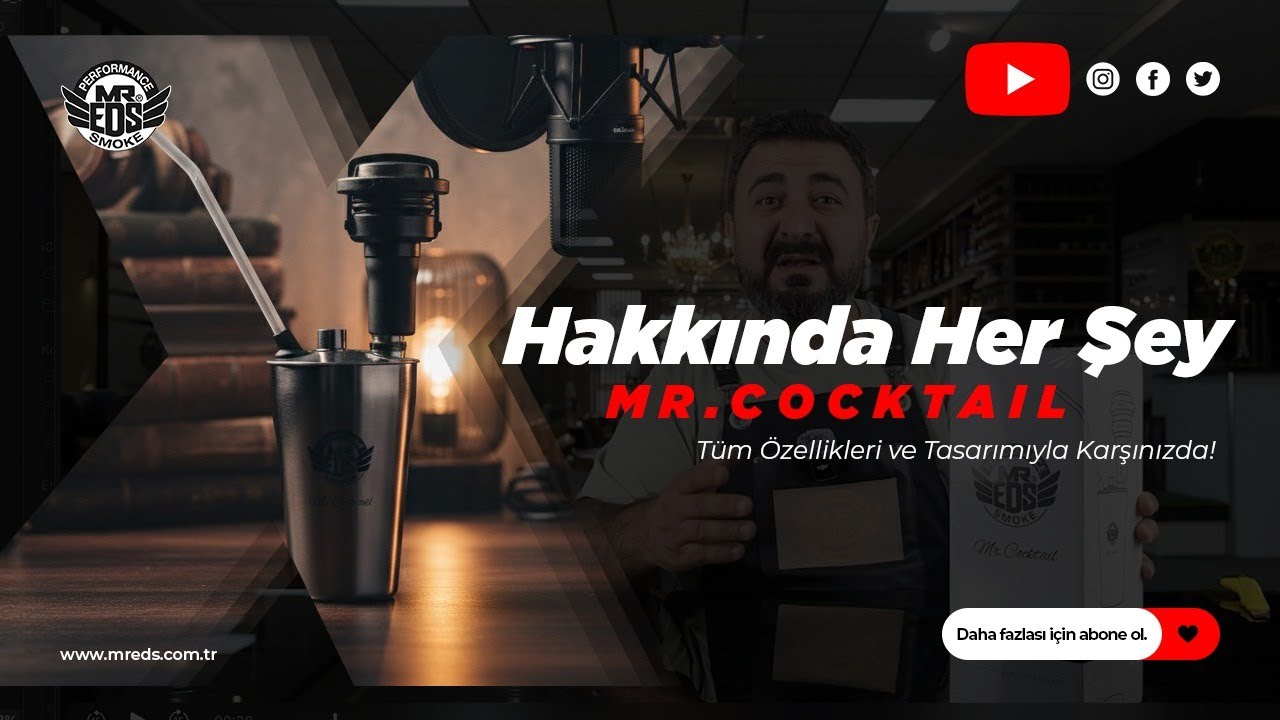 Mr Cocktail  💨💨 Boll Dumanlı Kurulum Denemesi...