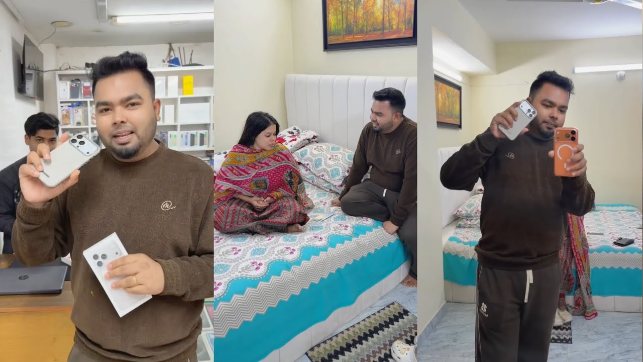 আশার সাথে প্রথম বার প্রতারণা কিভাবে ১৬ pro max কে ১৭ করলাম। @AlaminChowdhuri-19 #minivlog #vlog 