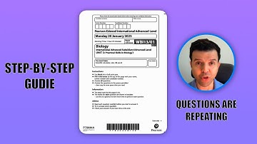 Bekijk dit als je het IAL Biology Unit 3-examen aflegt