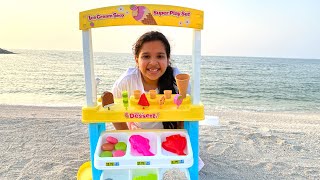 شفا تبيع ايسكريم في الشاطئ ! Shfa selling ice cream in beach screenshot 4