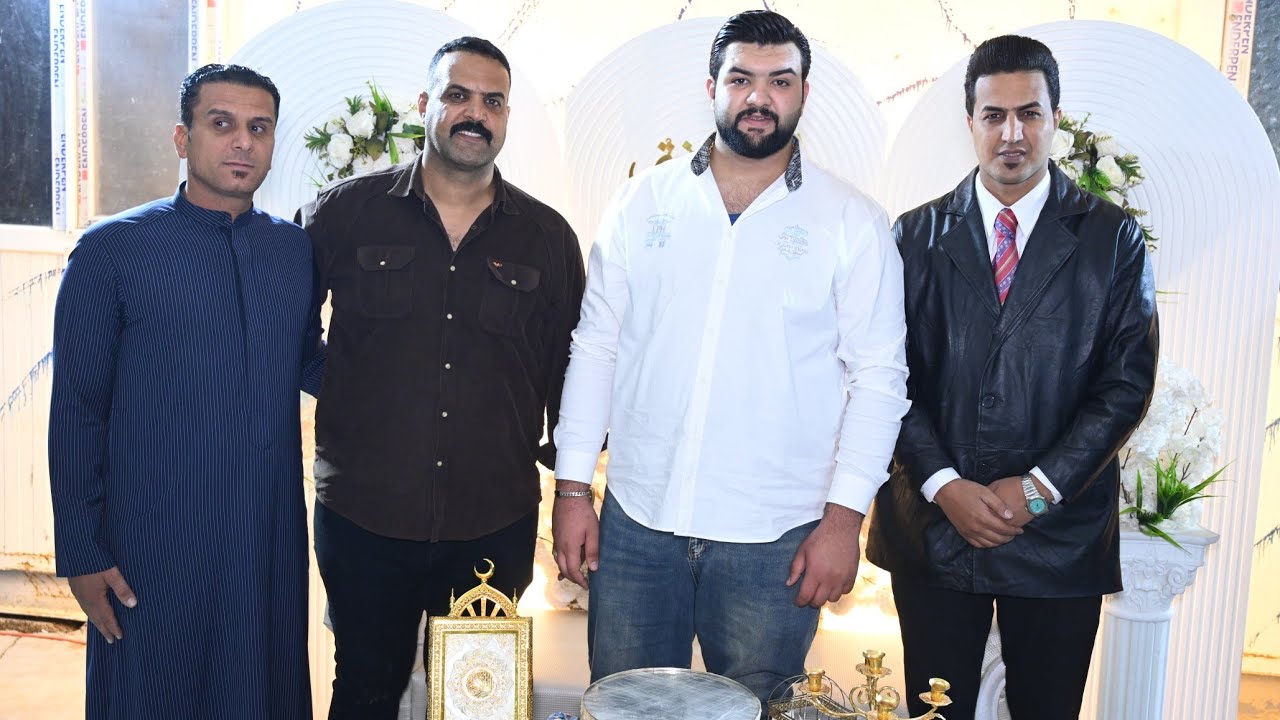 الفنان عباس خميس والفنان أحمد عوفي 🚦 حفل زفاف الحبيب عبود نجم الكعبي ♥️