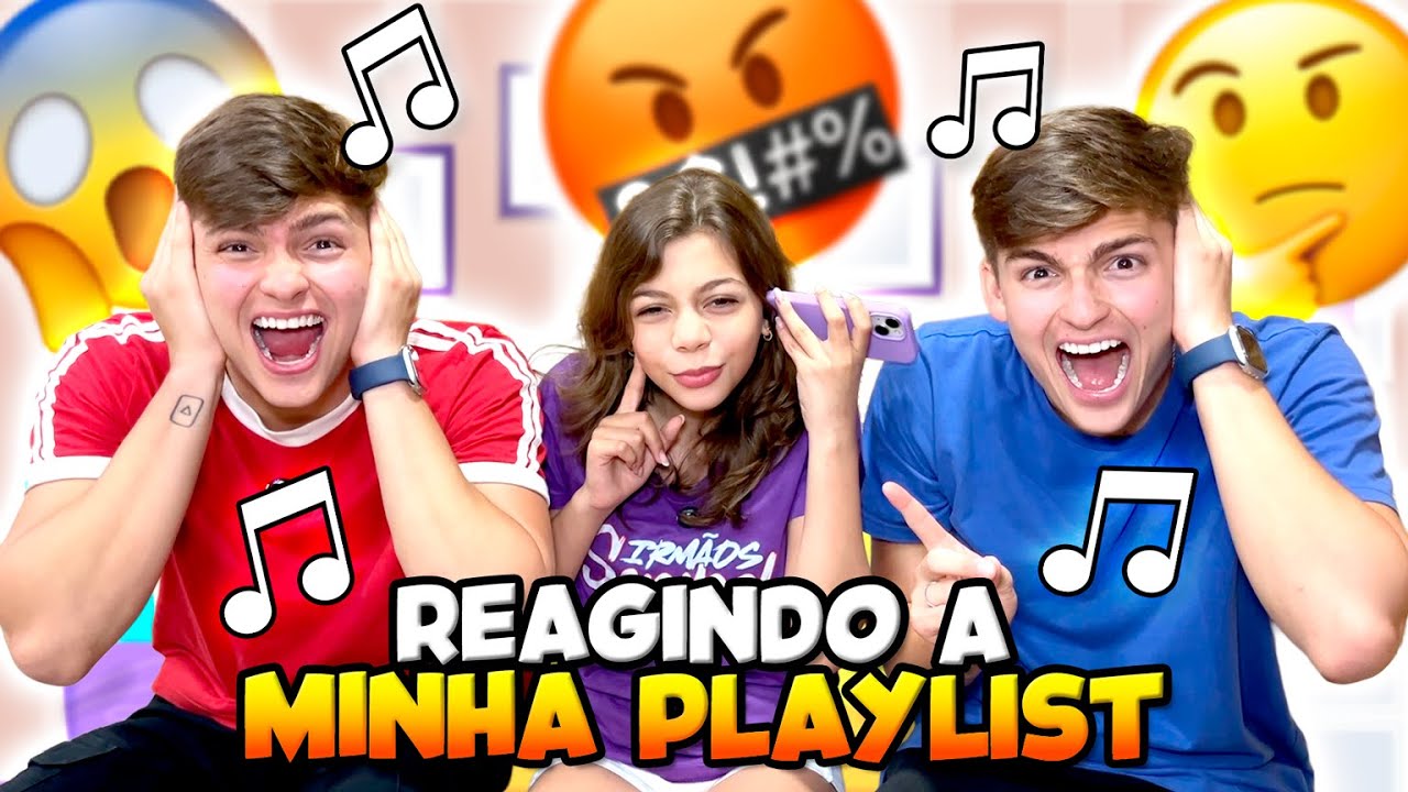 OS IRMÃOS SCRIBEL REAGIRAM A MINHA PLAYLIST DE MÚSICA  • Jamine Dutra •