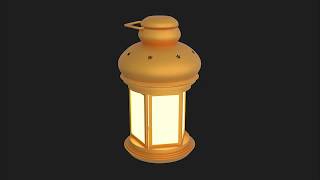 Lantern Timelapse Modeling in Blender 3D | Mohamed Bassem
